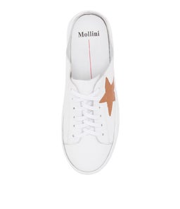 OTODAY MO WHITE DK TAN LEATHER