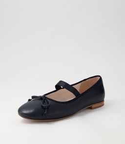 BOW MO BLACK LEATHER