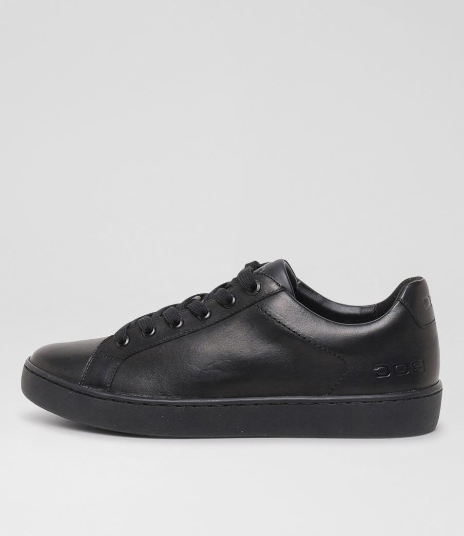 Coupe Senior Black Leather Sneakers