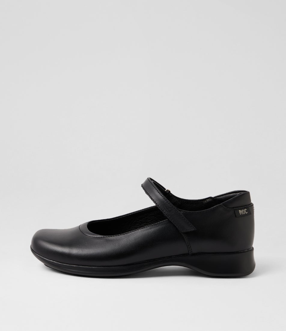 Sketch Senior Black Leather Mary Jane School Shoes