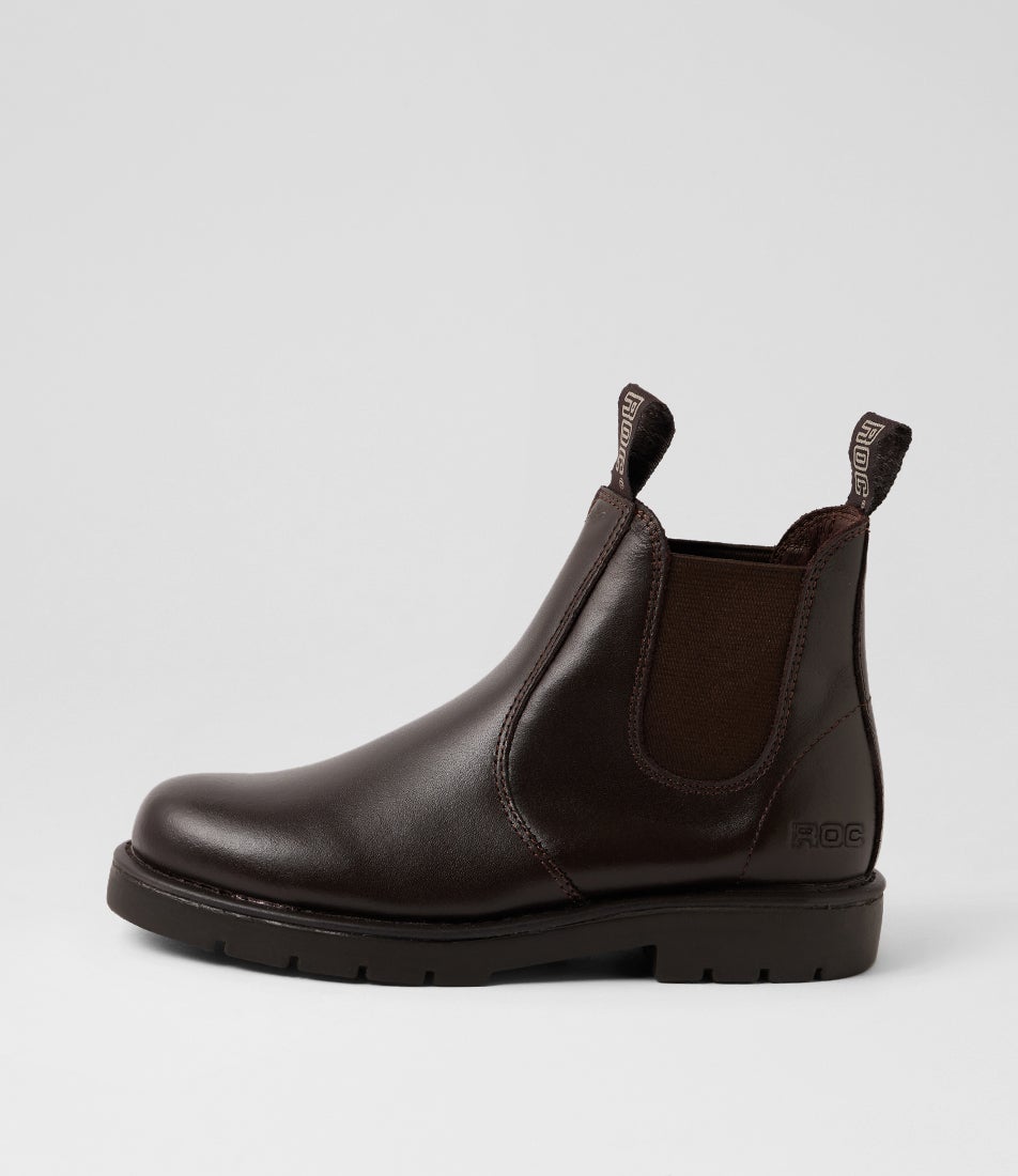 Jumbuk Junior Brown Leather Desert Boots
