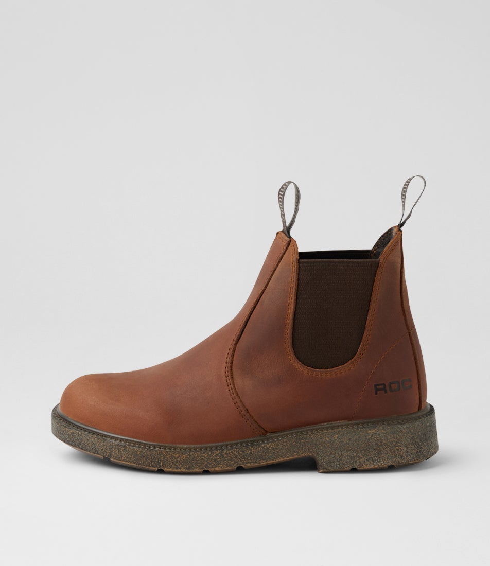 Jeepers Junior Tan Buff Leather School Shoes
