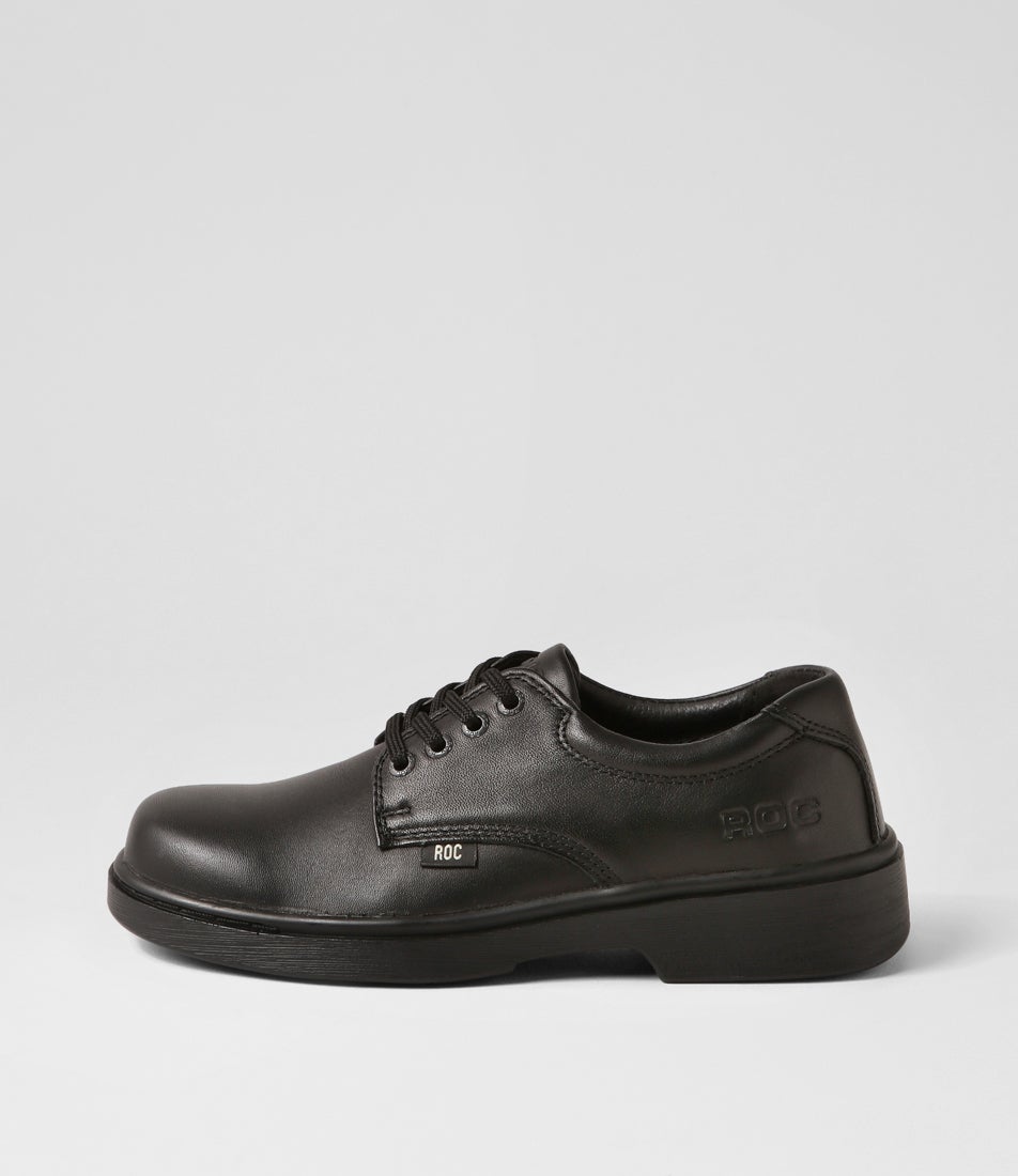 Strobe Youth Black Leather Lace Up School Shoes Strobe Youth Black Leather Lace Up School Shoes
