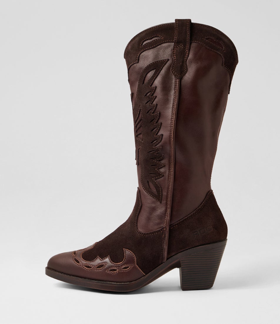 Granada Choc Suede Calf Boots
