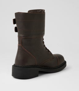 HUDSON RC CHOC GRAIN LEATHER