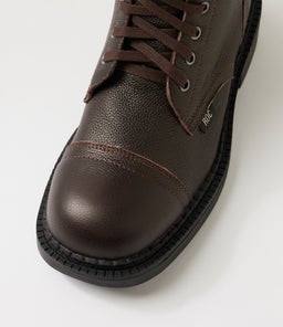 HUDSON RC CHOC GRAIN LEATHER