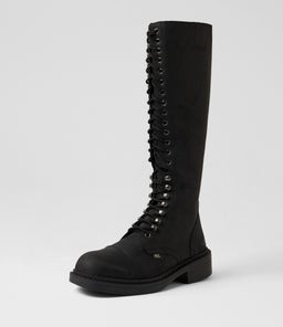 HUNTER RC BLACK BUFF LEATHER