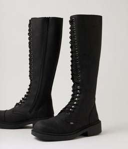 HUNTER RC BLACK BUFF LEATHER