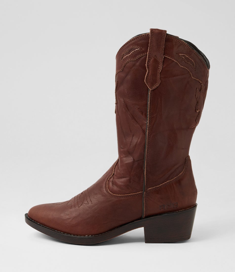 Indio Brown Vintage Leather Calf Boots