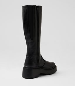TROUPE RC BLACK LEATHER