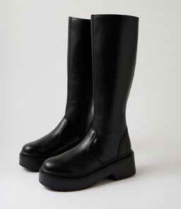 TROUPE RC BLACK LEATHER