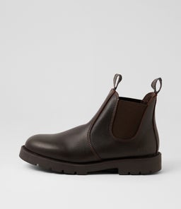 Jumbuk 3 Brown Leather Ankle Boots Jumbuk 3 Brown Leather Ankle Boots