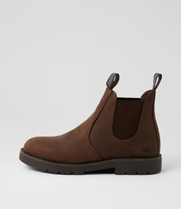 Jumbuk 3 Brown Buff Leather Ankle Boots Jumbuk 3 Brown Buff Leather Ankle Boots