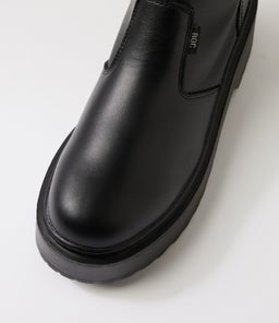 TROUPE WC RC BLACK LEATHER
