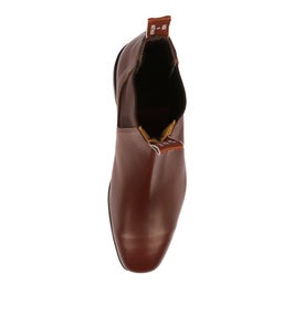COMFORT CRAFTSMAN DARK TAN LEATHER