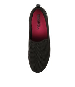 15600 GO WALK JOY BLACK WHITE FABRIC