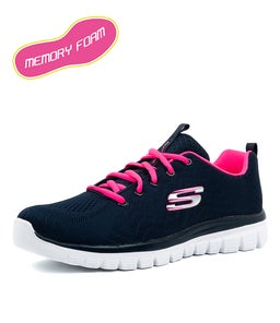 12615 GRACEFUL GET CONNECTED NAVY HOT PINK MESH