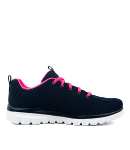12615 GRACEFUL GET CONNECTED NAVY HOT PINK MESH