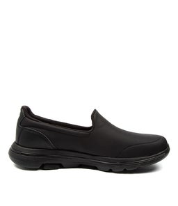 15923 GO WALK 5 POLISHED SK BLACK BLACK LEATHER