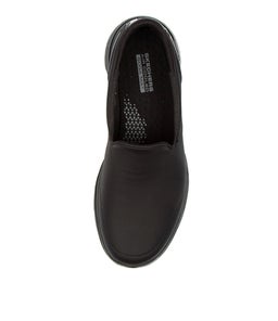 15923 GO WALK 5 POLISHED SK BLACK BLACK LEATHER