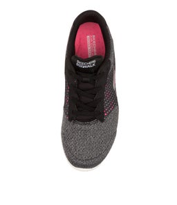 16704 GO WALK SMART INFLU SK BLACK HOT PINK MESH