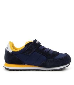 97366N RETRO SNEAKS G TOT SK NAVY GOLD SMOOTH