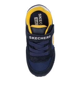 97366N RETRO SNEAKS G TOT SK NAVY GOLD SMOOTH