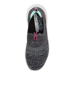149181 ULTRA FLEX 2.0 P D SK BLACK WHITE KNIT