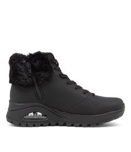 167274 UNO RUGGED FALL AIR SK BLACK BLACK FAUX FUR