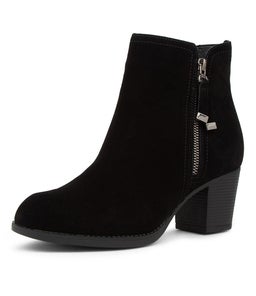 167304 TAXI SK BLACK BLACK SUEDE