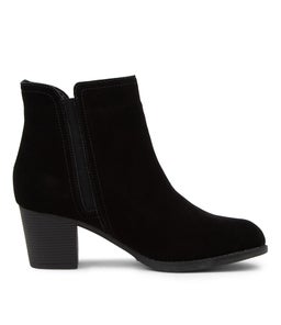 167304 TAXI SK BLACK BLACK SUEDE