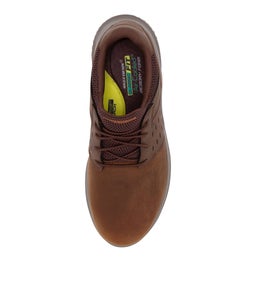 210308 DELSON 3.0 EZRA SK DARK BROWN LEATHER