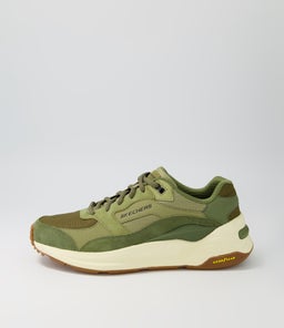 237200 GLOBAL JOGGER SK OLIVE LEATHER SMOOTH