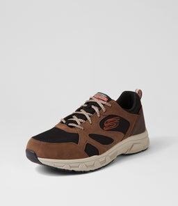237348 OAK CANYON SUNFAIR SK BROWN BLACK SUEDE MESH