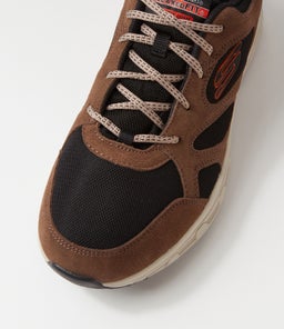 237348 OAK CANYON SUNFAIR SK BROWN BLACK SUEDE MESH