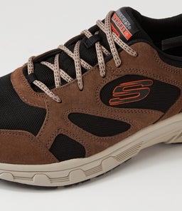 237348 OAK CANYON SUNFAIR SK BROWN BLACK SUEDE MESH