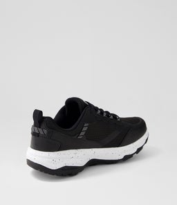 128221 GO RUN TRAIL ALT RB SK BLACK WHITE LEATHER