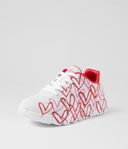 314065L JGOLDCROWN UNO SK WHITE RED PINK SMOOTH
