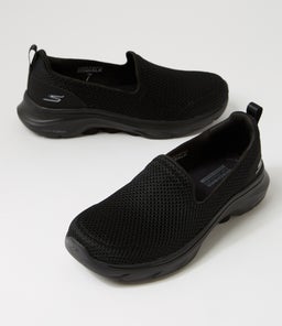 125209 GO WALK 7 SK BLACK BLACK TEXTILE