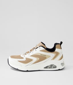 177424 TRES AIR UNO SF SK WHITE TAN SMOOTH