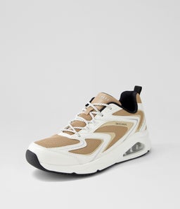 177424 TRES AIR UNO SF SK WHITE TAN SMOOTH