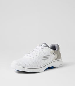 216636 GO WALK 7 SK WHITE GREY KNIT
