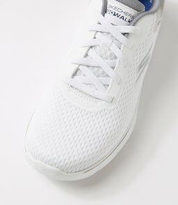 216636 GO WALK 7 SK WHITE GREY KNIT