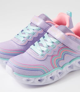 302689L HEART LIGHTS JNR SK LAVENDER MULTI MESH