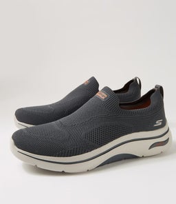 216517 GO WALK AF 2 SLIP SK GREY ORANGE MESH