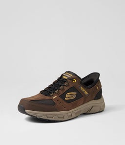 237450 OAK CANYON SK BROWN BLACK SUEDE