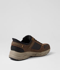 237450 OAK CANYON SK BROWN BLACK SUEDE