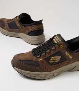 237450 OAK CANYON SK BROWN BLACK SUEDE