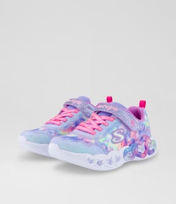 INFINITE HEART LIGHT CL JNR SK LAVENDER MULTI TEXTILE