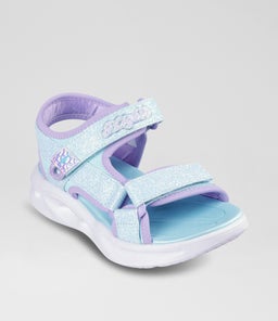 SOLA GLOW SANDAL JNR SK LIGHT BLUE LAVENDER SMOOTH